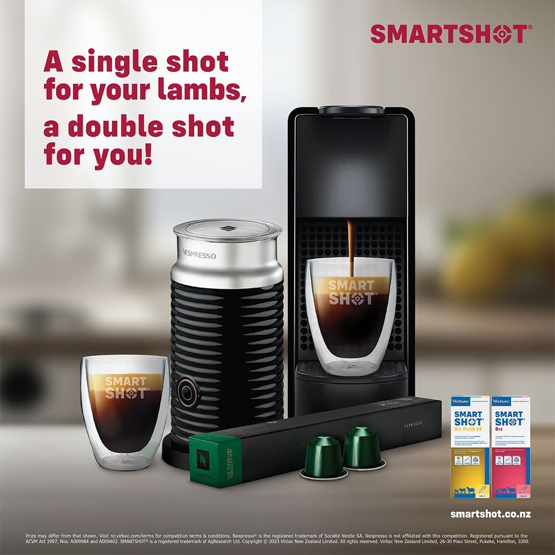 A single shot for your lambs and a double shot for you!